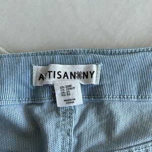 Woman’s size 20 W blue stripe, straight, leg pants